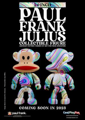 24inch Paul Frank Julius Collectible Figure (Abstract Pattern Version by Roy Poh from Singapore)