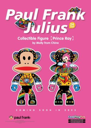 24inch Paul Frank Julius Collectible Figure (“Prince Ray” by Molly from China)