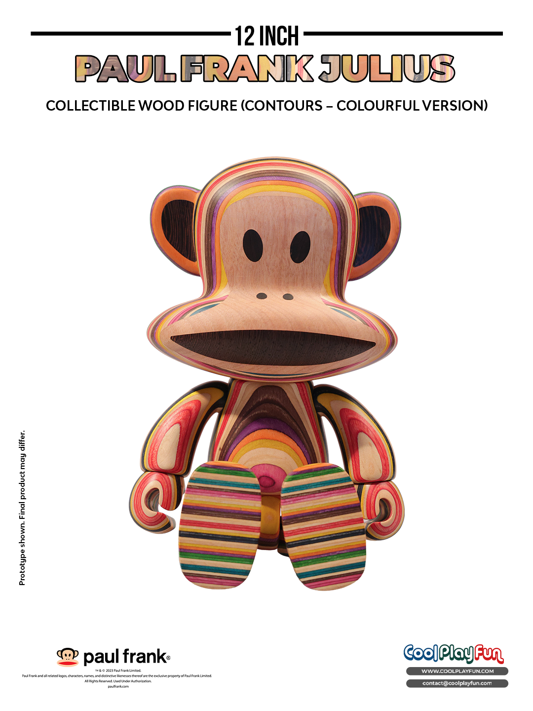 4 Paul Frank Photo Wood_Potrait_White