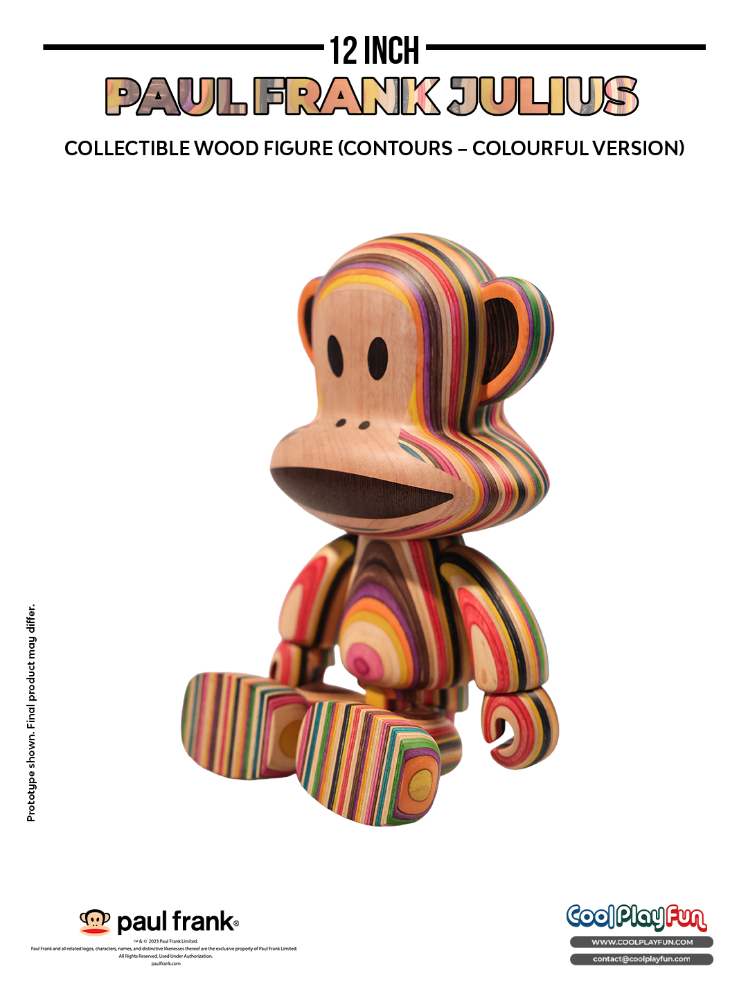 5 Paul Frank Photo Wood_Potrait_White