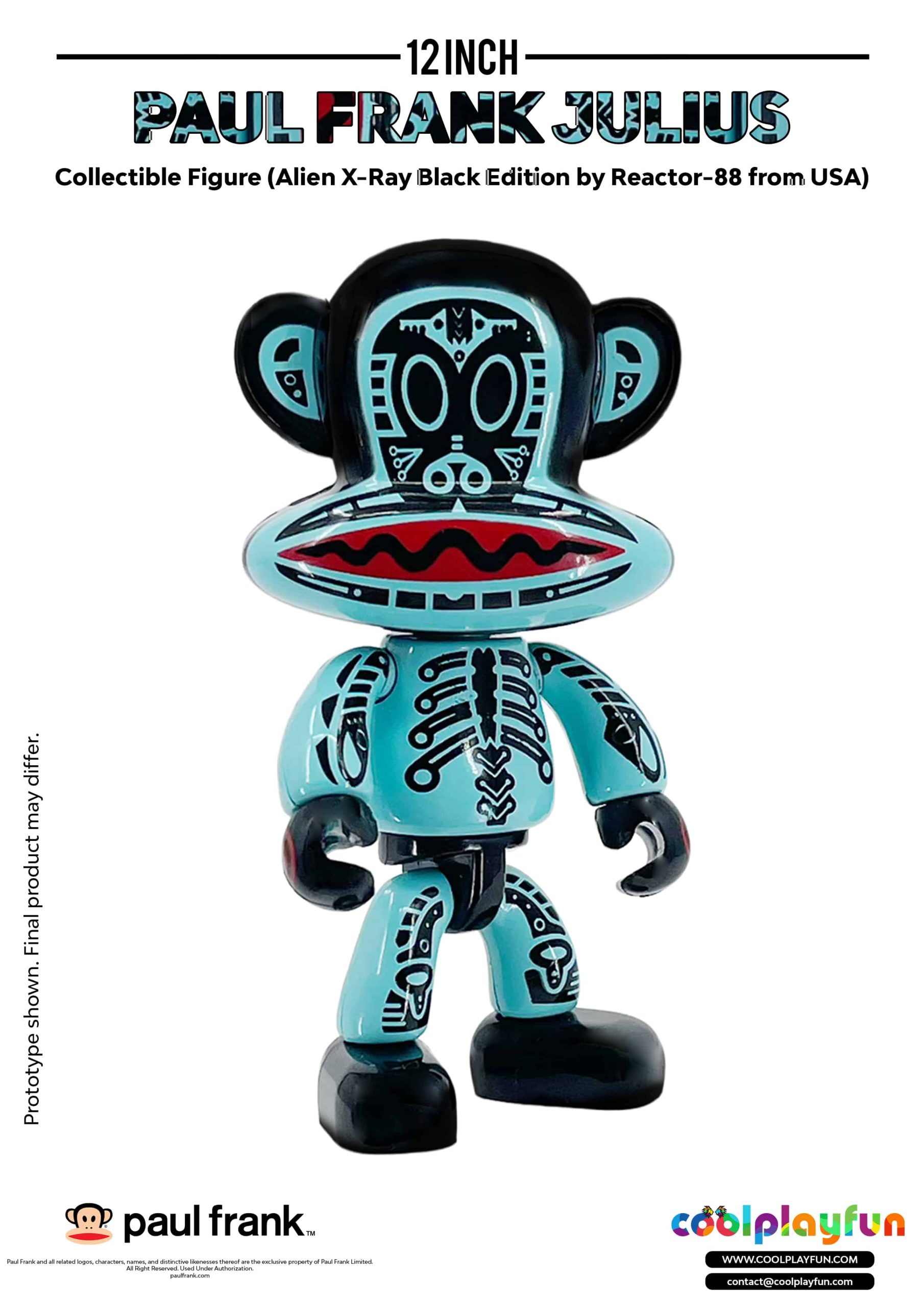 12inch Paul Frank Julius Collectible Figure (Alien X-Ray Black Edition by Reactor-88 from USA)_4 12inch Paul Frank Julius Collectible Figure (Alien X-Ray Black Edition by Reactor-88 from USA)_4