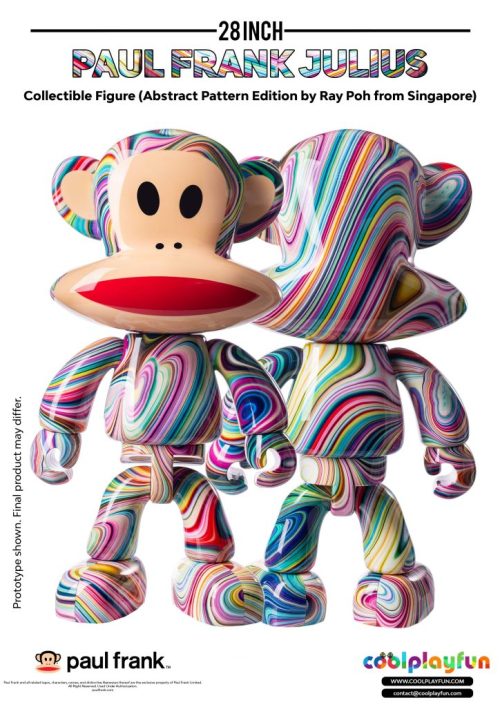 28inch Paul Frank Julius Collectible Figure (Abstract Pattern Edition by Ray Poh from Singapore)_1