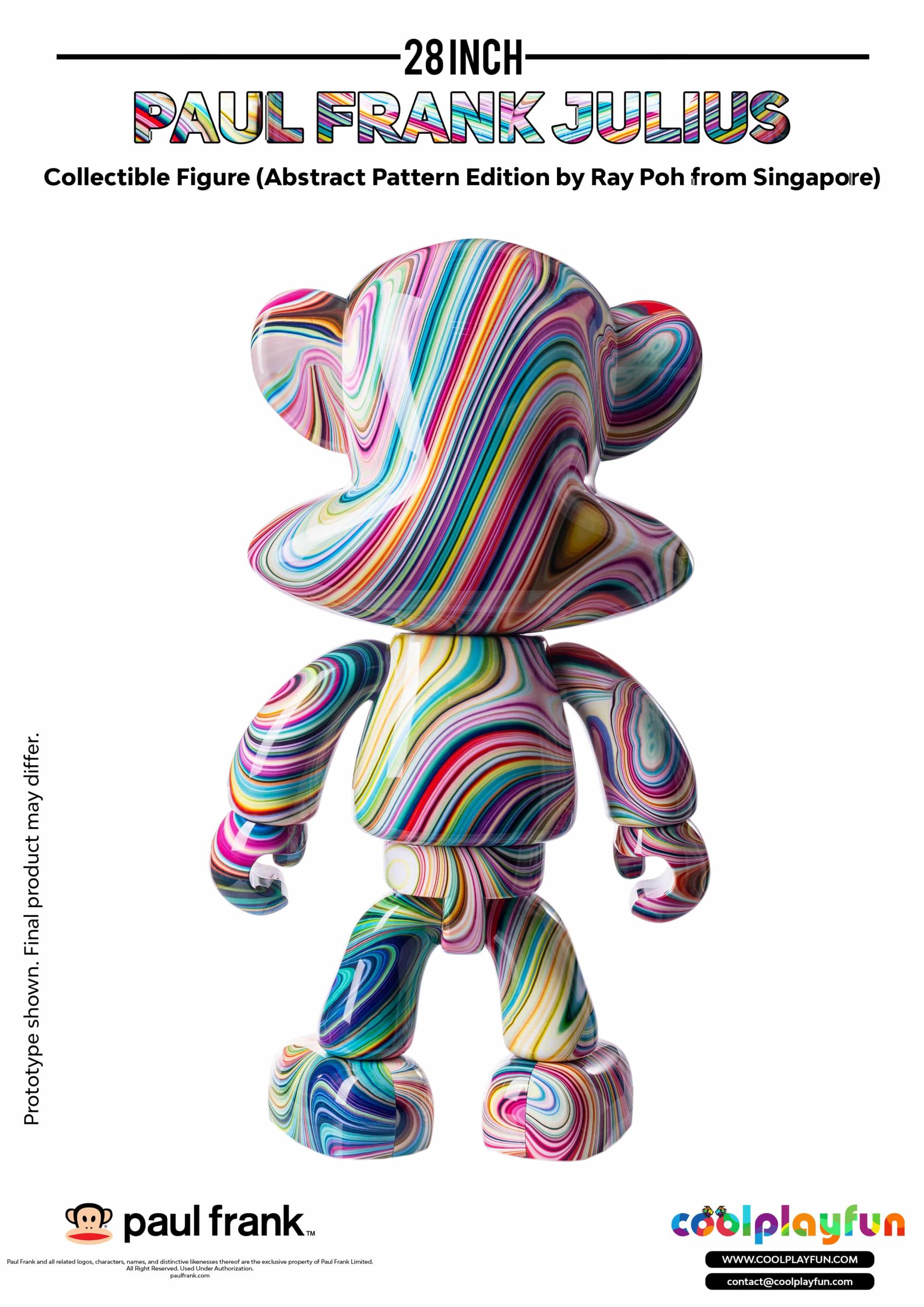 28inch Paul Frank Julius Collectible Figure (Abstract Pattern Edition by Ray Poh from Singapore)_5
