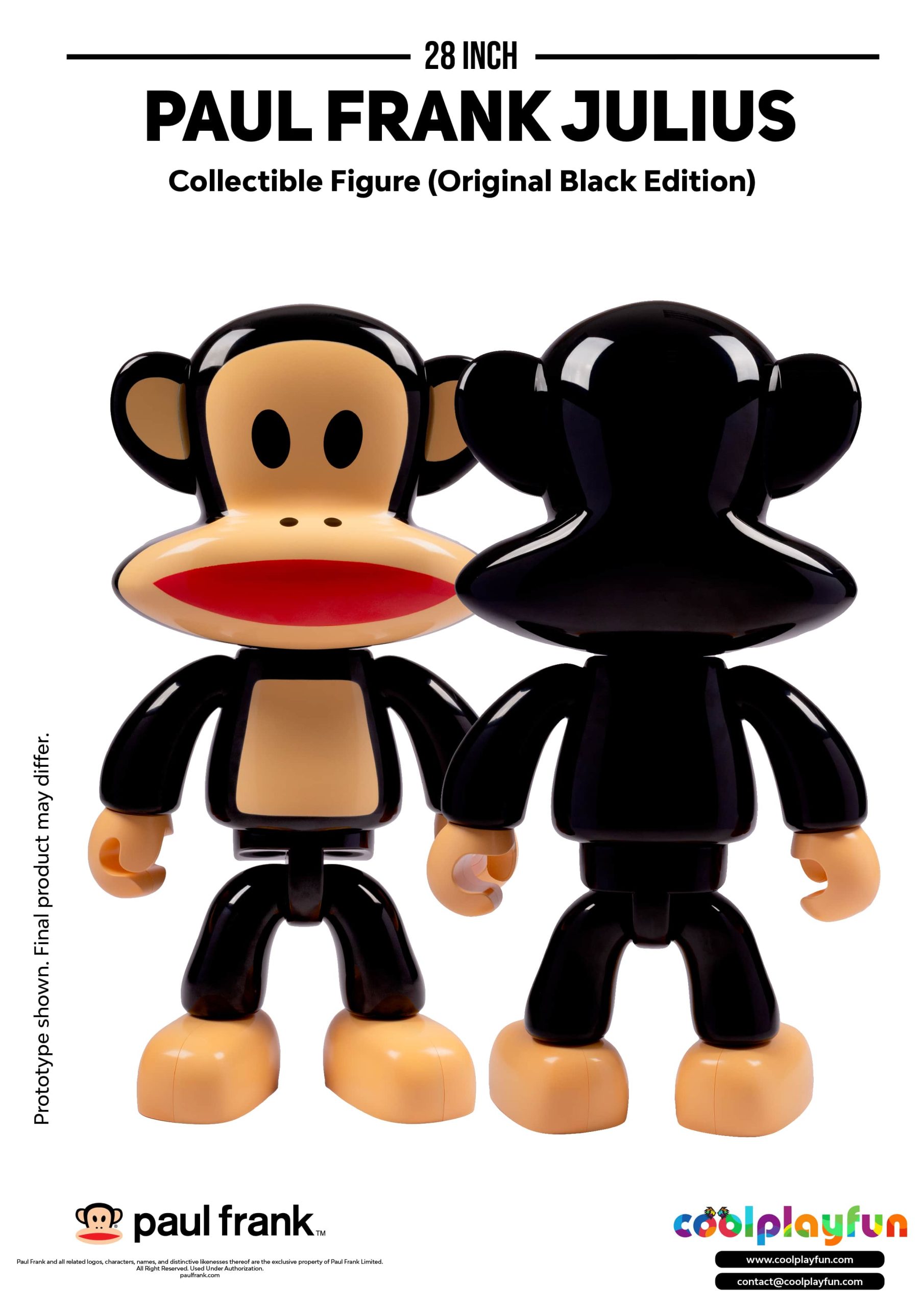 28inch Paul Frank Julius Collectible Figure (Original Black Version)_1