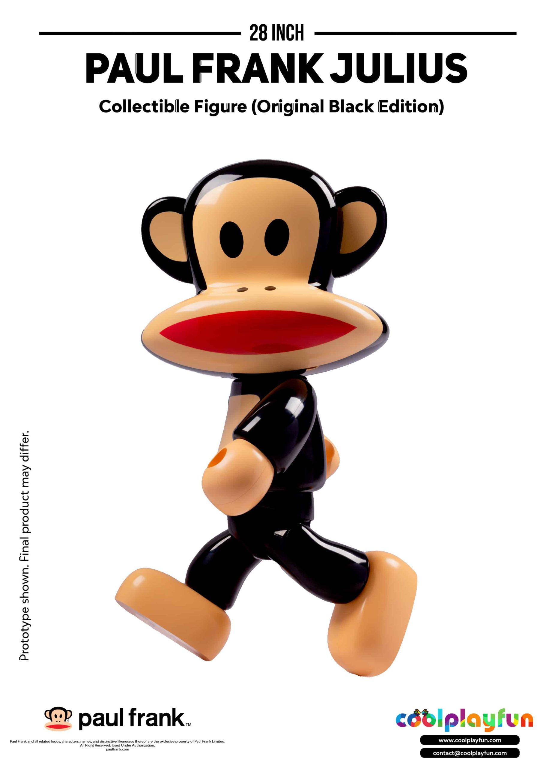 28inch Paul Frank Julius Collectible Figure (Original Black Version)_3