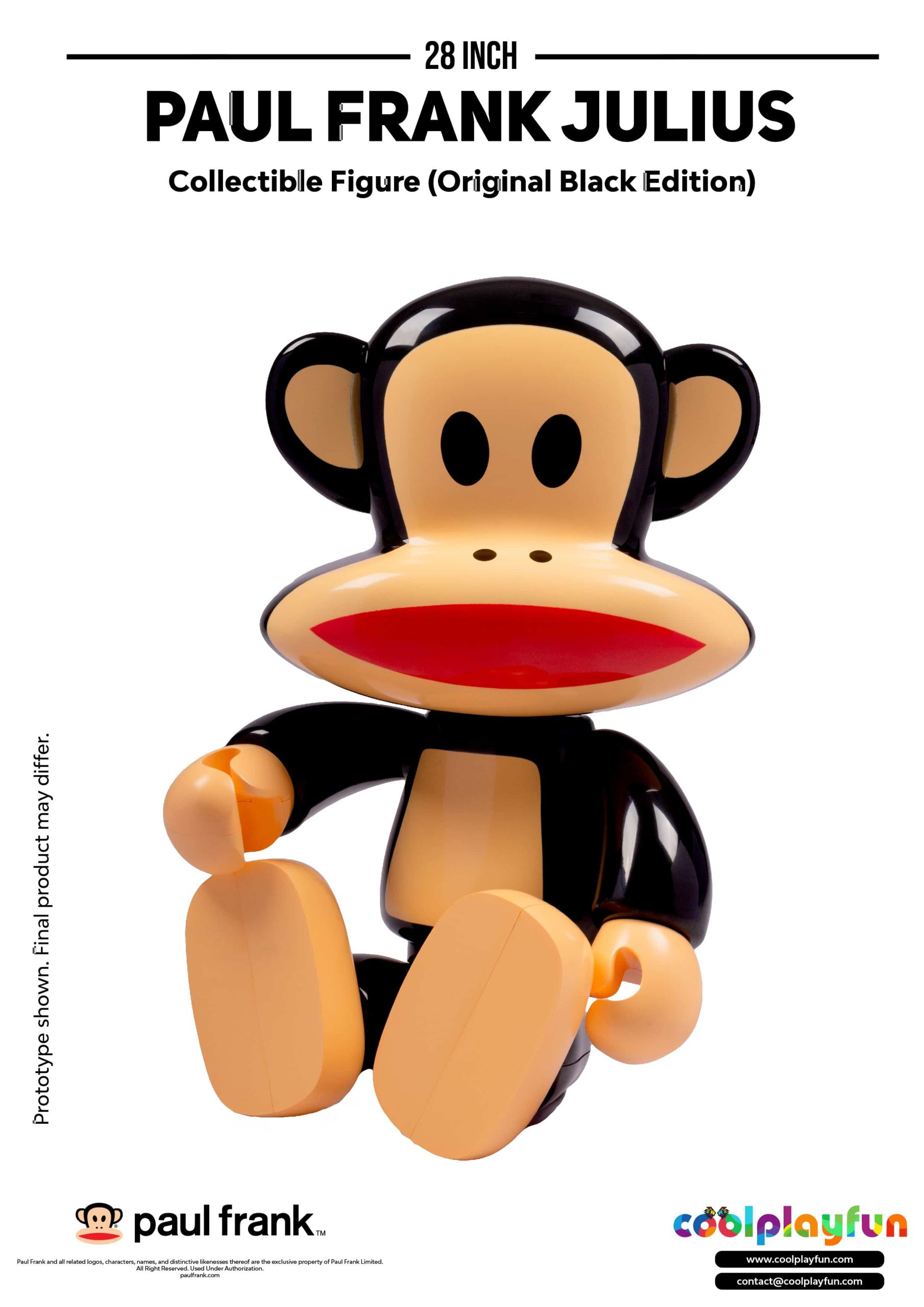 28inch Paul Frank Julius Collectible Figure (Original Black Version)_6