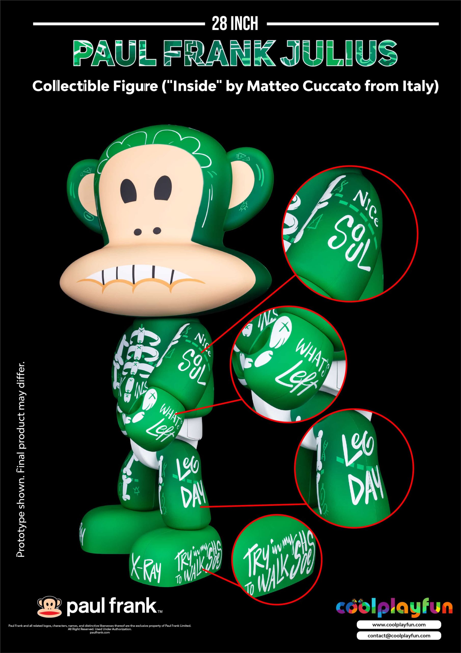 28inch Paul Frank Julius Collectible Figure (_Inside_ By Matteo Cuccato from Italy)_4 (1)