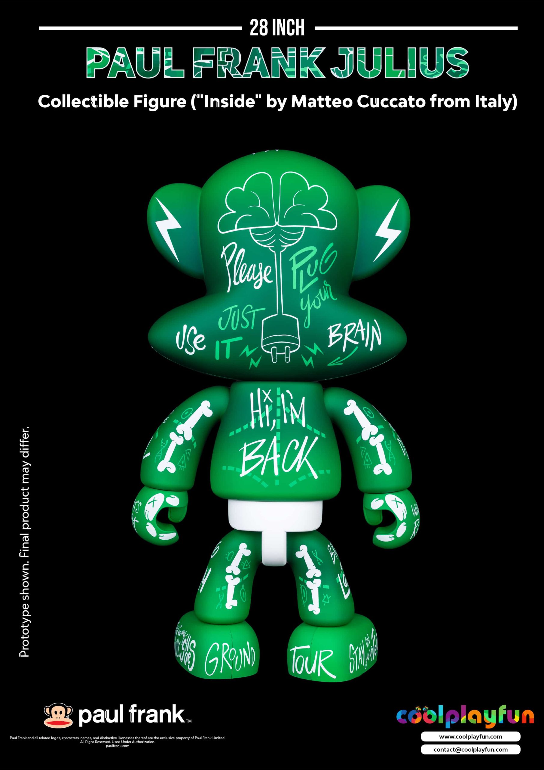 28inch Paul Frank Julius Collectible Figure (_Inside_ By Matteo Cuccato from Italy)_5