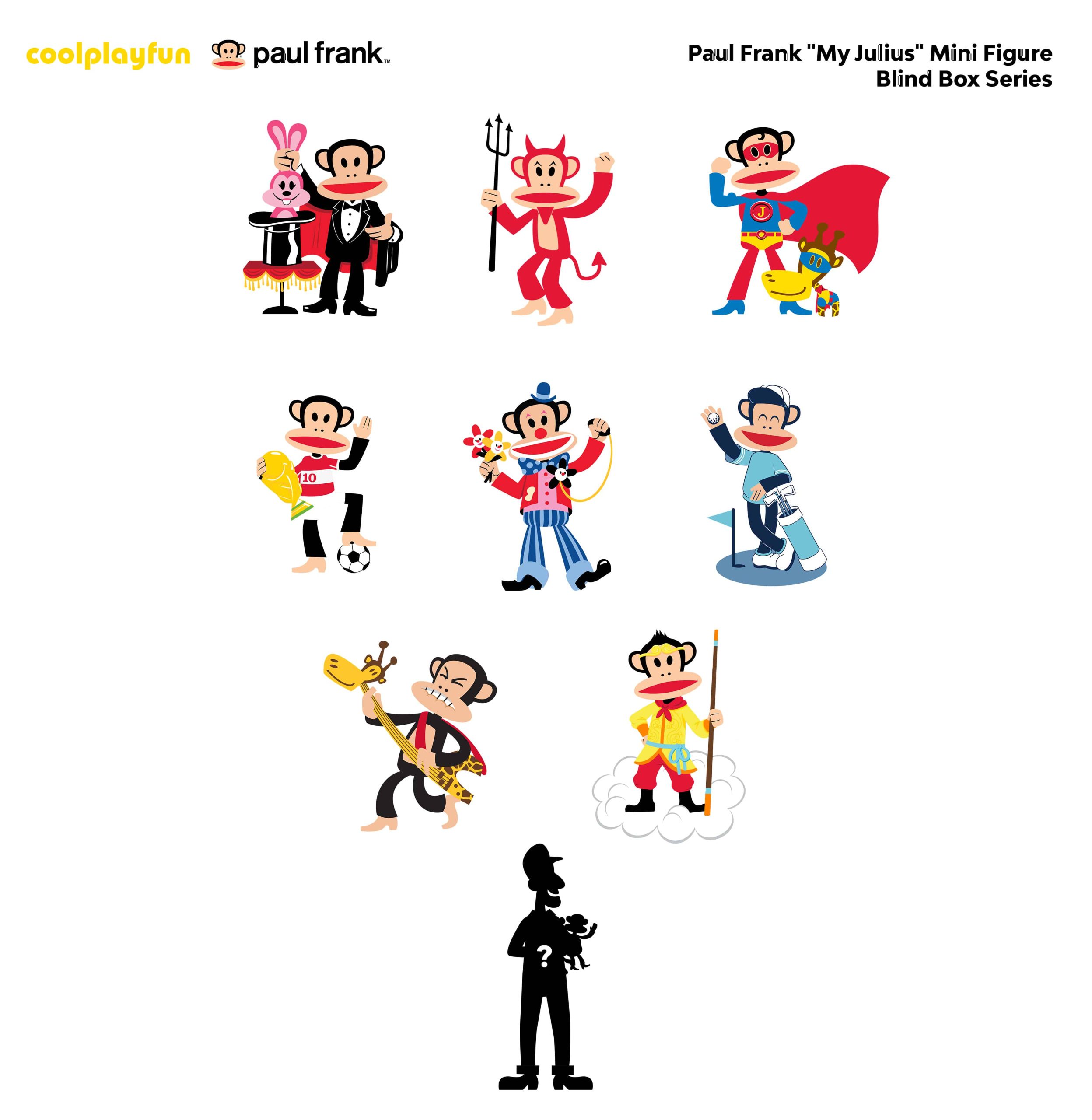 Paul Frank My Julius Mini Figure Blind Box Series V_web