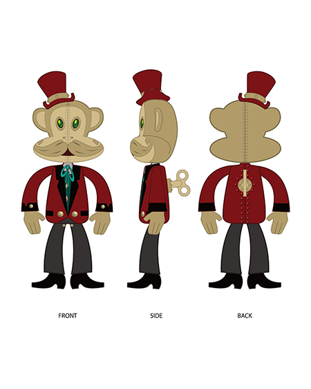 Paul Frank Julius Vinyl Art Figure (Julius Magnus by Doktor A from UK)_blank